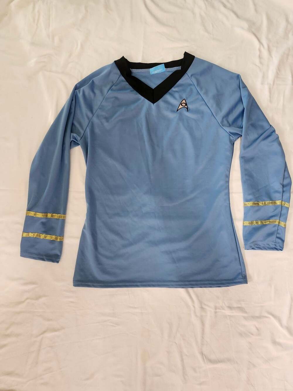 Star Trek Spock Sciences Blue Costume Shirt Rubies